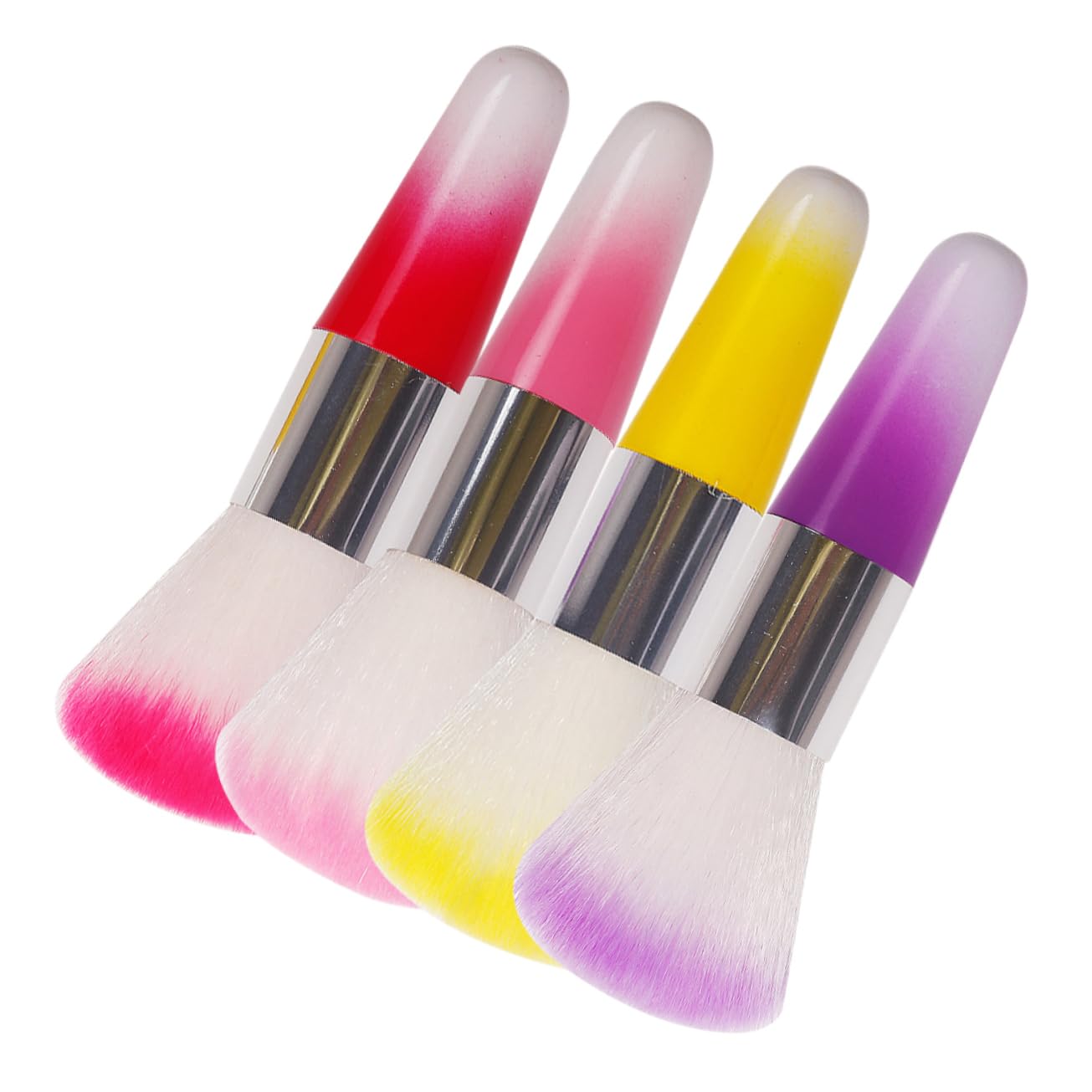 FRCOLOR 16 Piezas Cepillo De Manicura Cepillo De Rubor Herramienta De Maquillaje Conveniente Cepillo De Uñas Para Limpiar Las Uñas Cepillo De Base El Plastico Portátil
