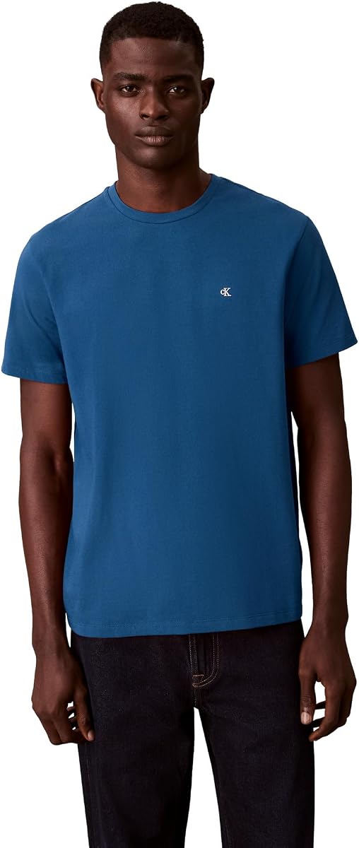 Calvin Klein Short Sleeve Smooth Cotton Crew Neck Tee