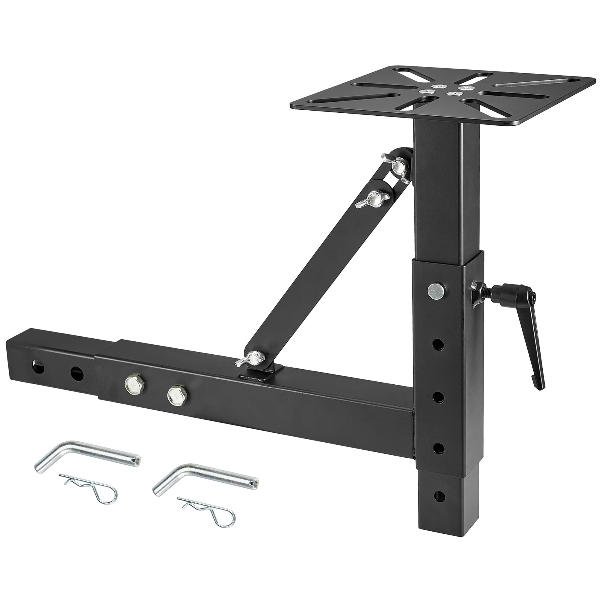 Photo 1 of Hitch Mount Vise Plate, Adjustable Height Hitch Vise Mount for Trucks, Trailers and RVs, Universal Fit for 2-Inch Receiver