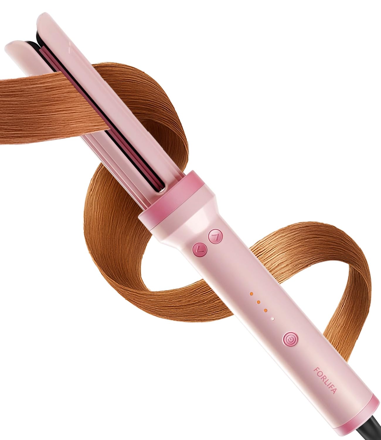 Pro 3-in-1 Auto Curling Straightening Iron with AirBlow Tech for 72h Hold Curling Wand with1 1billion Negative Ions