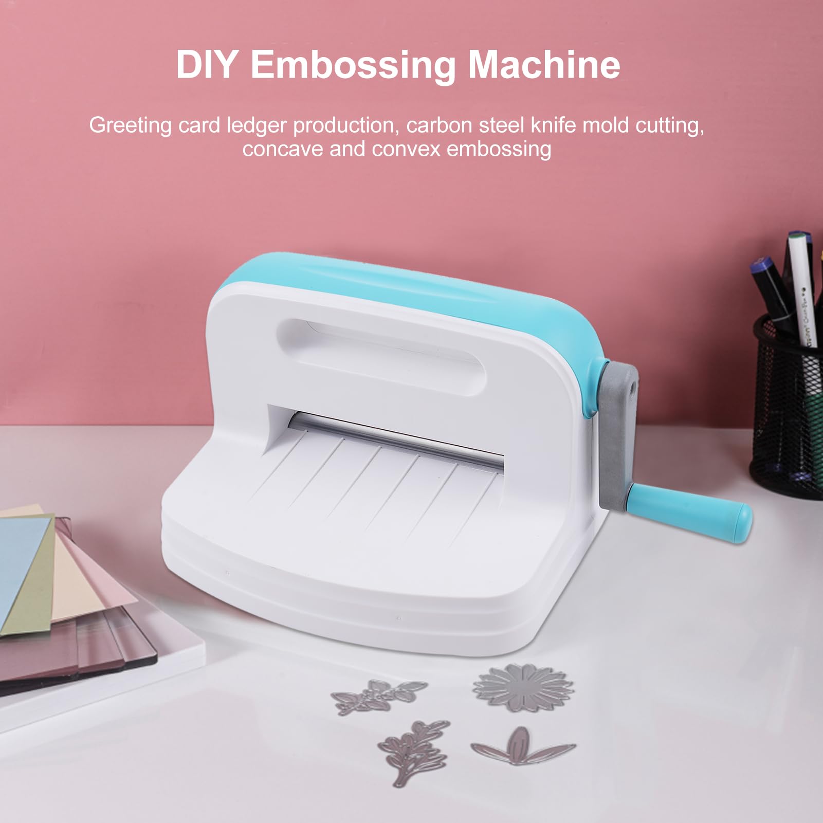 Amazon.co.jp: WOYUE エンボス加工機、手動ダイカット&エンボス