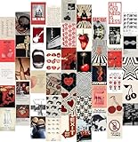 KBKBART 50Pcs Downtown Girl Posters, Downtown Girl Room Decor, Y2k Wall Art Prints for Bedroom, Coquette Wall Collage Kit for Room Aesthetic, 4'x6' Vintage Photo Collage Kit Pictures for Dorm Decor