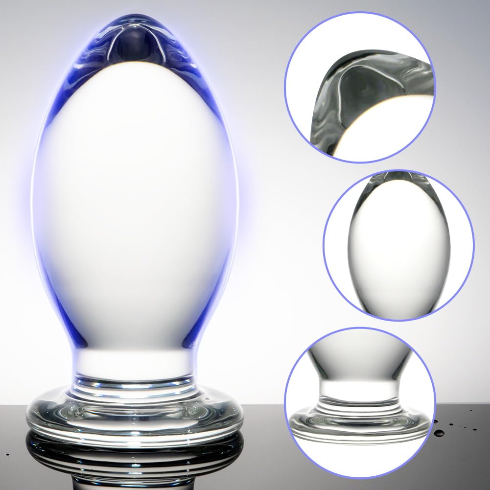 SXOVO Glass Butt Plug, Plug Anal Transparente Plug Anal Cristal Consolador  Anal Clsico Juguetes Anales Juguetes Sexuales para Hombres y Mujeres,  Parejas Adultas, Principiantes (S) : Amazon.es: Salud y cuidado personal