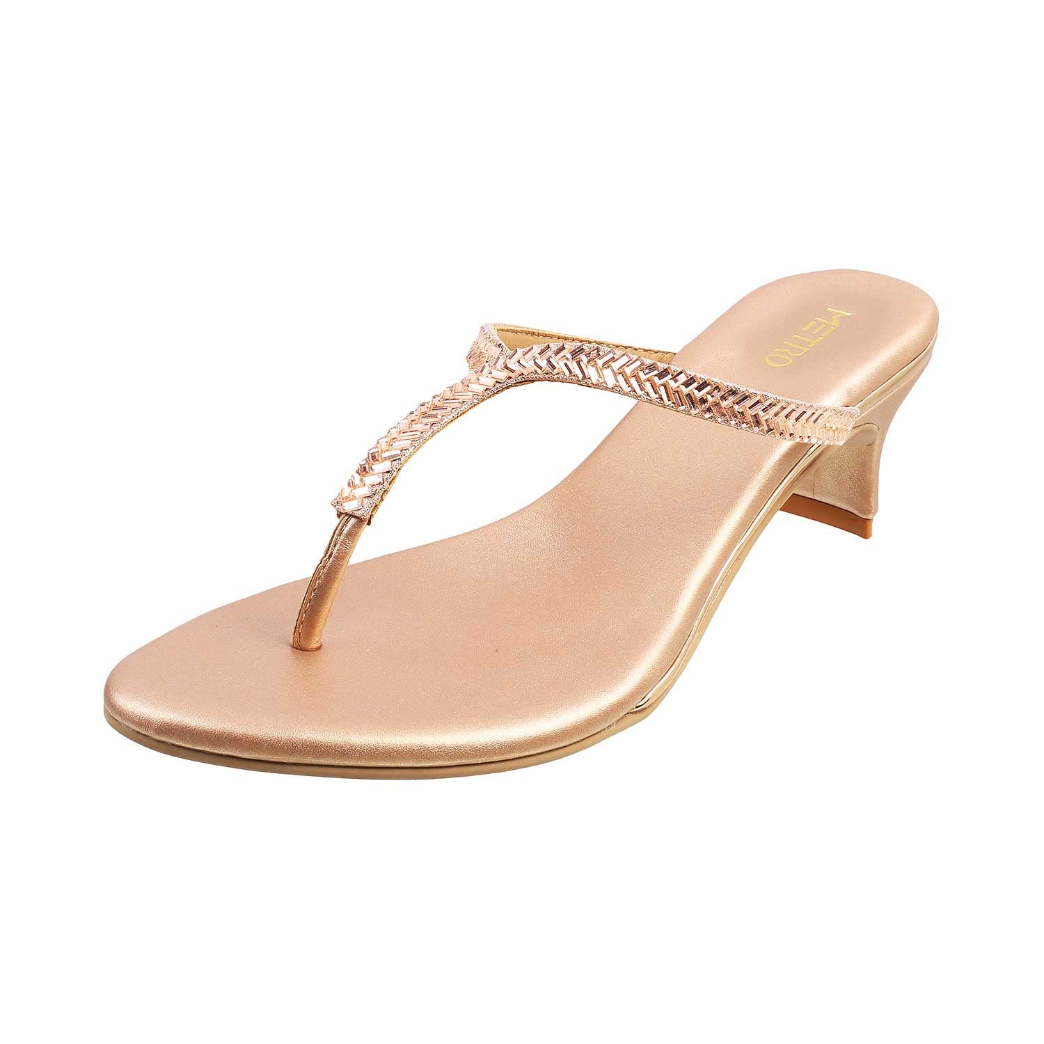 Metro Womens Synthetic Rose Gold Slip Ons (Size (4 UK (37 EU)) (B09SHVJ8GC) Amazon Price History, Amazon Price Tracker