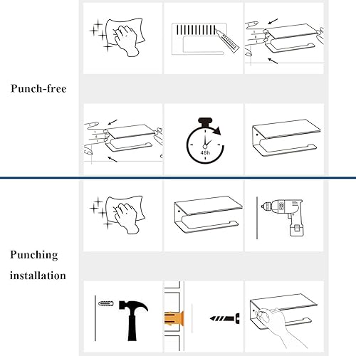 Miniatura 6 de KLEVERISE Estante de secado de ropa, estante de secado de ropa, perchero montado en la pared, estante plegable para ropa, perchero retráctil para
