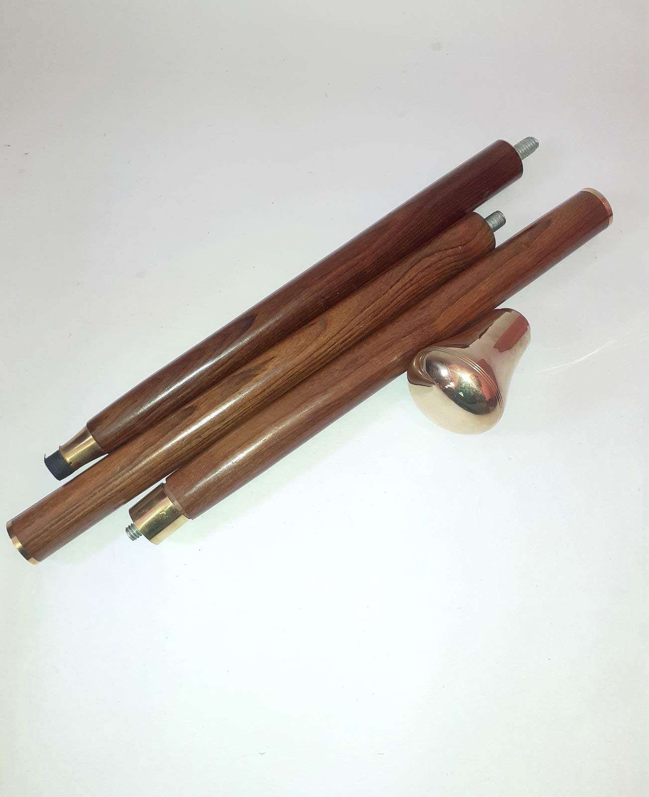 Canne De Marche Ancienne En Bois, Manche Tête De Chat, Style Victorien Steampunk - Fait Main