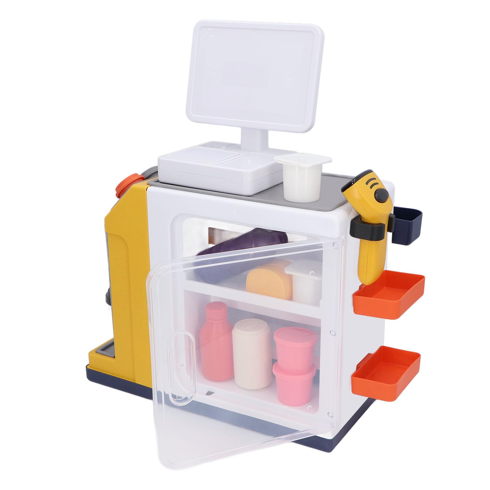 Máquina para Hacer café de Juguete, Fácil de Jugar, Juego de Simulación, Juego de Supermercado, Caja Registradora, Juguete Educativo de Larga Duración Realista para Niños