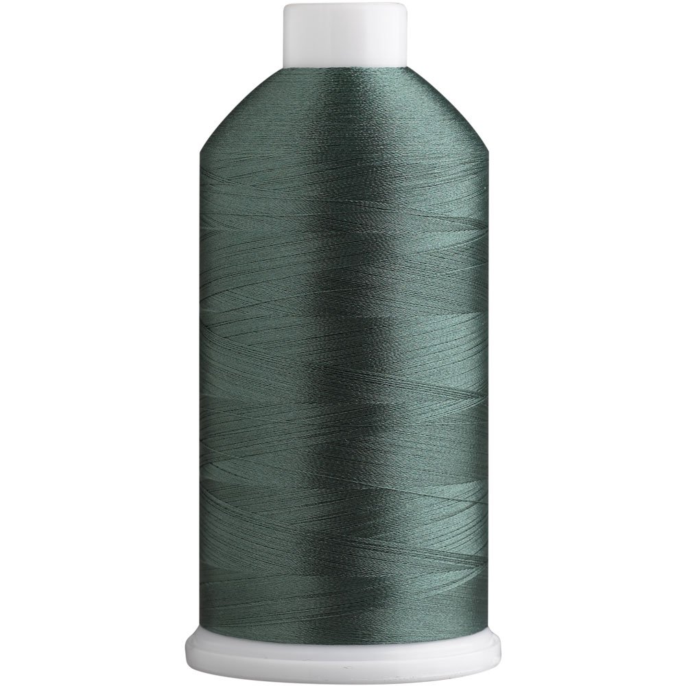 Superpunch Superb Embroidery Thread 40wt, 5000 m Cone, Spruce Green 455