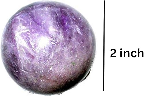 Miniatura 2 de Amatista azabache de 1.772-1.969 in con esfera de bola, piedra preciosa A+ tallada a mano, altar de cristal curativo, 200 páginas, libro electrónico