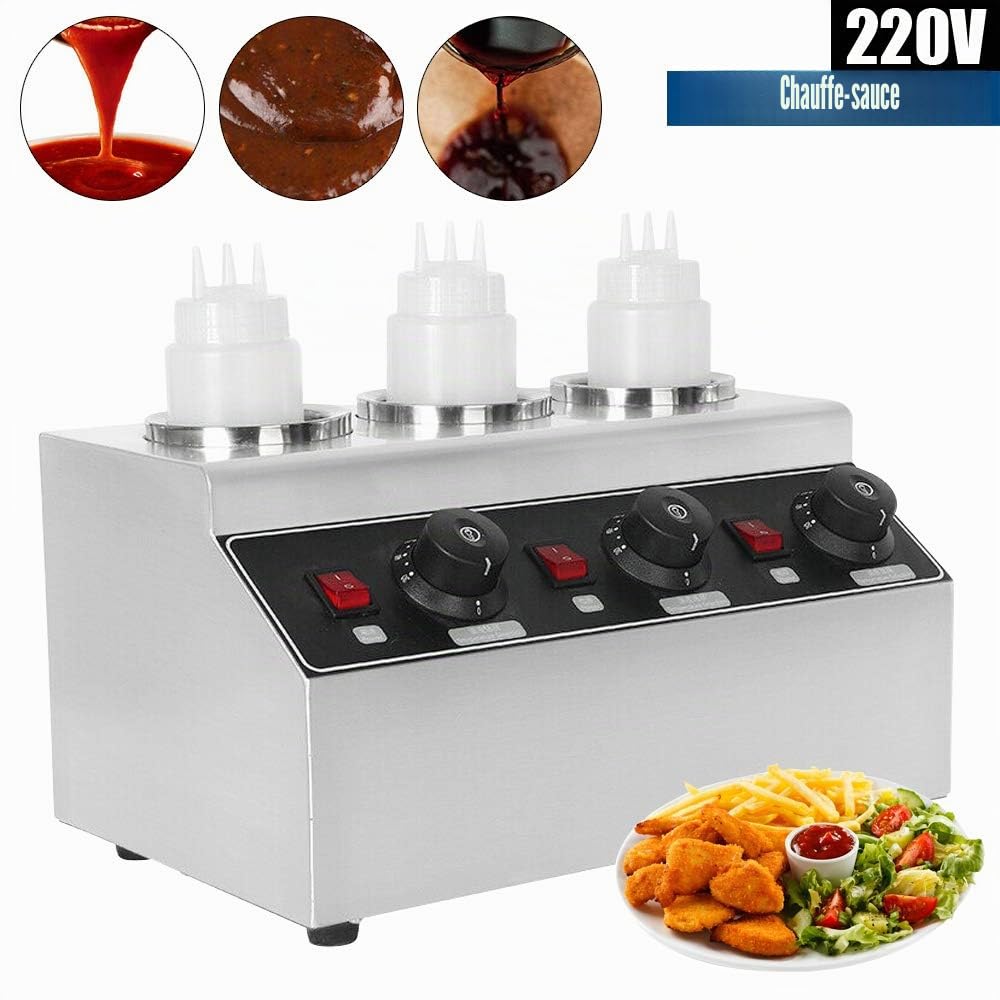 Chauffe-Sauce Électrique Professionnel 30-85°C pour Cuisine Commerciale – Machine à Chocolat Chaud, Sauce et Bain-Marie avec Contrôle de Température