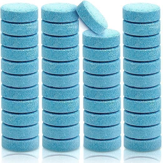 Car Windshield Glass Cleaner Tablets, Blue, Pack of 10, Concentrated Wiper Detergent (30)-image-17