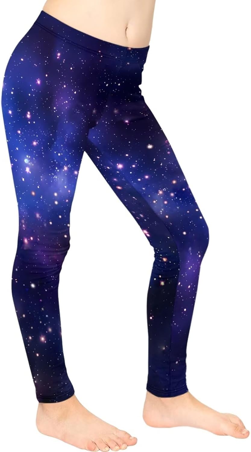 Girls Active Leggings Trousers Tummy Control Dance Yoga Leggings Tights