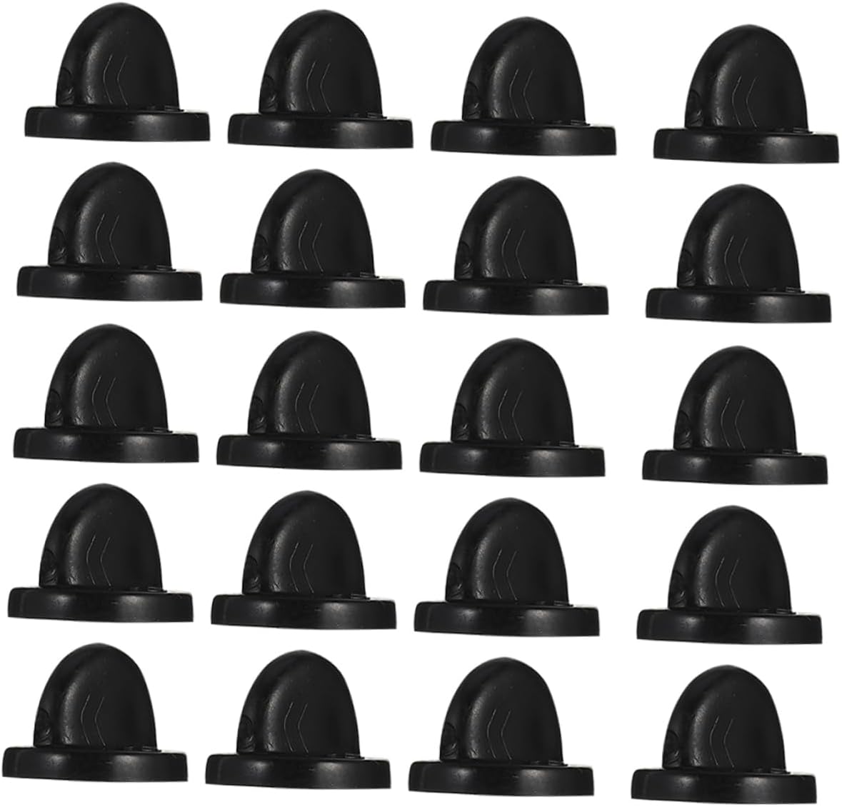 DOITOOL 200pcs Clutch Pin Back Brooch for Jewelry Making Plastic Brooch Clutch Backs for Tie Tacks Service Bars and Lapel
