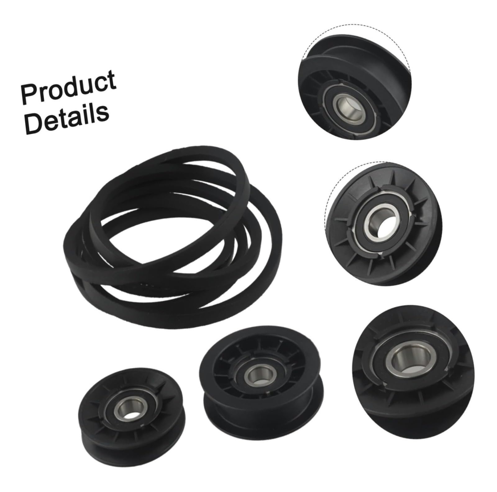 For Husqvarna for trattorino rasaerba, kit cinghia di trasmissione con puleggia folle for L107 L111 LA110 LA120 GX20006 GX20286 GX20287, parti di ricambio