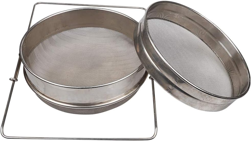 Beekeeping Honey Bee Strainer Double Straining Stainless Steel Double Layer Honey Filter Practical Flow Goods Tools for Beekeeper Supplies