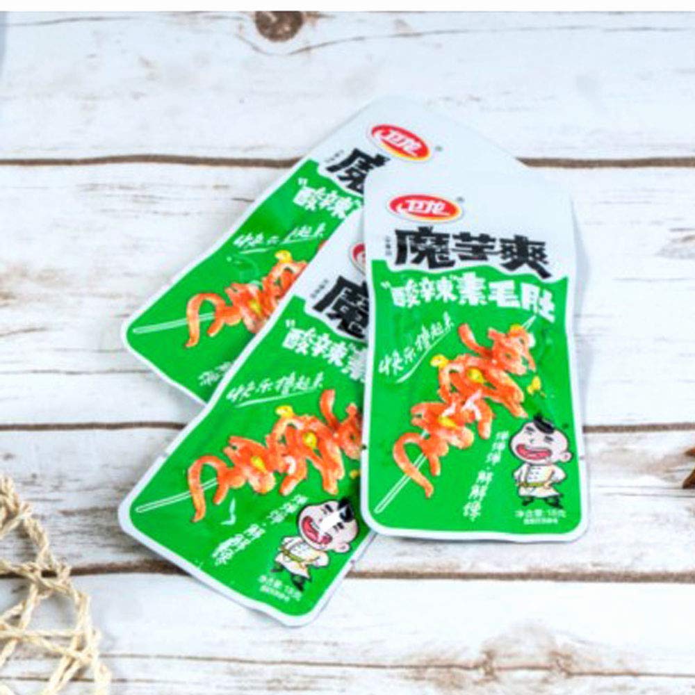 Wei Long Konjac snacks, 20 Sachets / 360g (Hot & Sour)