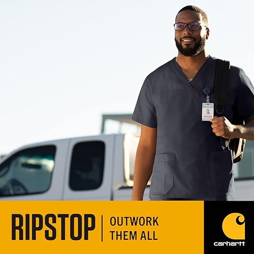 Miniatura 6 de Carhartt - Camisa ripstop multibolsillo de uniforme para hombre