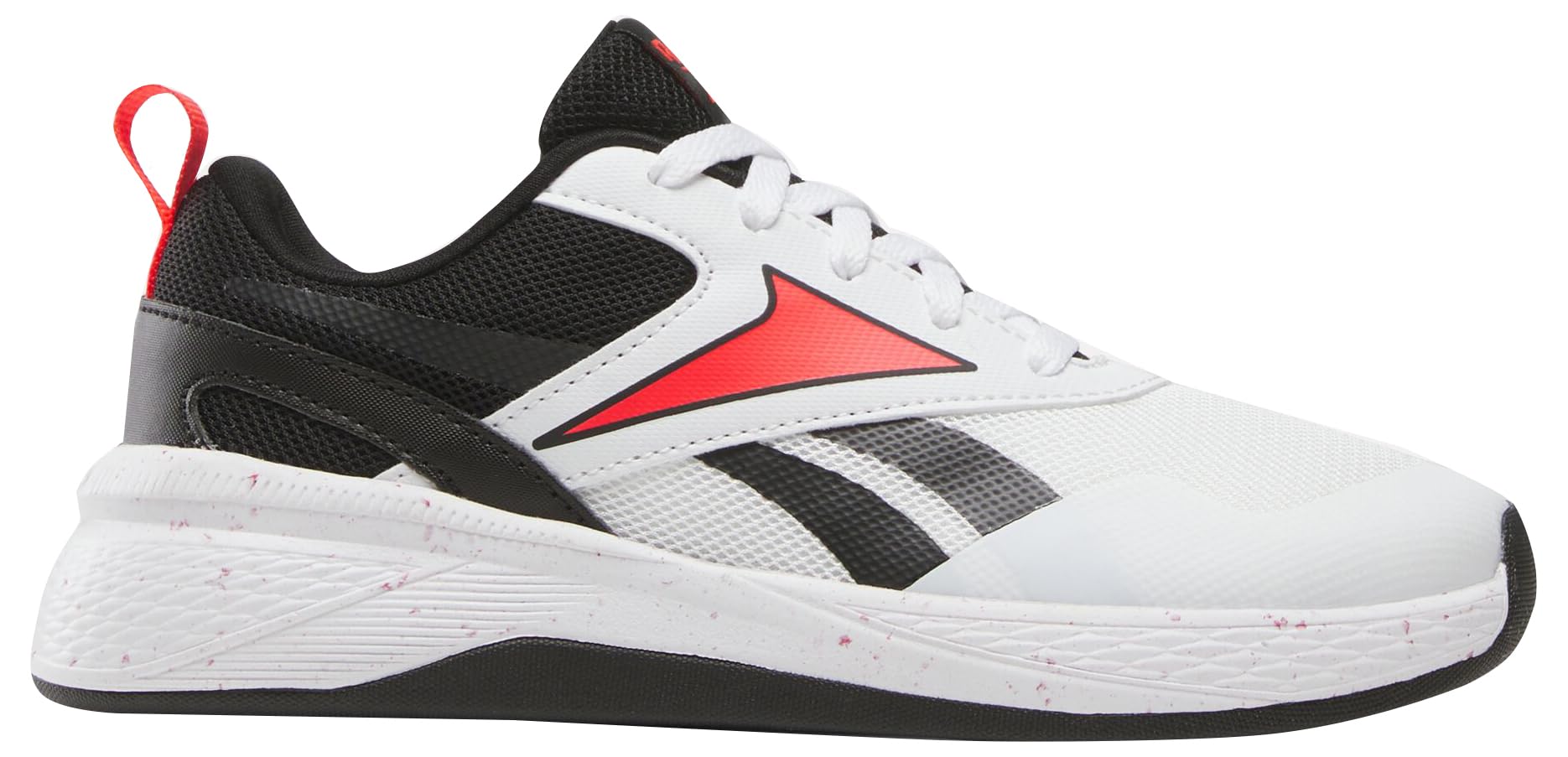 Reebok Boys Nano Play Sneaker, Ftwrwhite Black Energyred, 2.5 UK