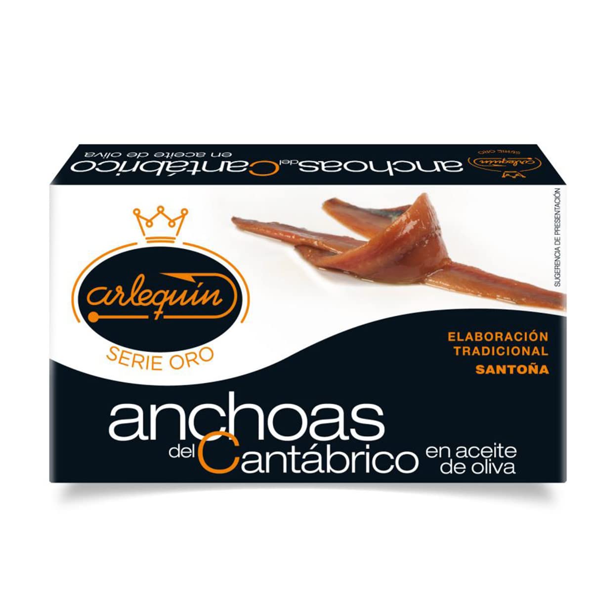 ARLEQUIN Serie Platinum Anchoa del Cantábrico, Elaborada a Mano en Santoña, en Aceite de Oliva (4 Latas (440 grs y 48 Filetes) — view 17