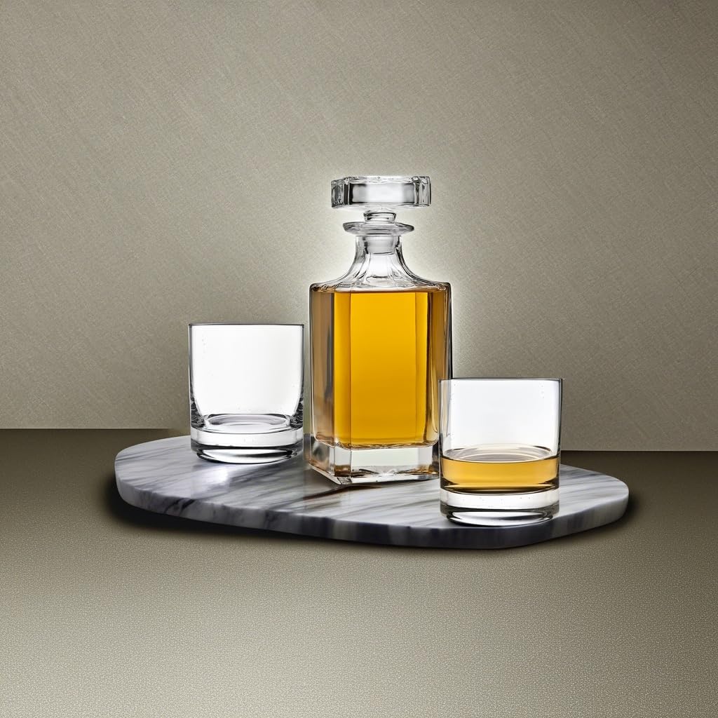 Whiskey Decanter Set For Men With 4 Glasses For Whisky - View #4