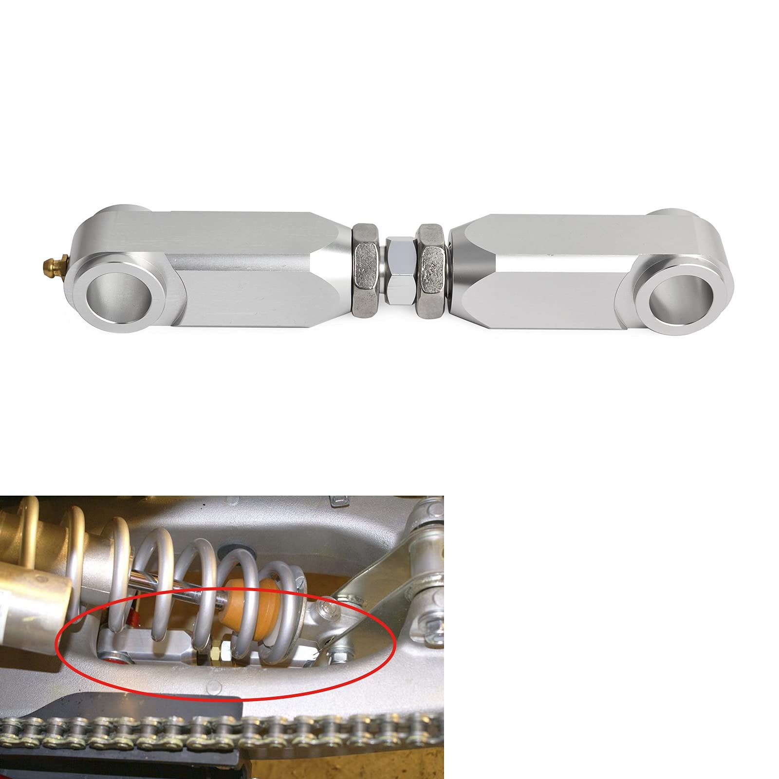 Łącznik obniżający Do Yamaha Raptor 350 2004-2013 przedni tylny zestaw obniżający Dolne łączniki zawieszenia | Adapter zestawu obniżającego przód i tył ATV