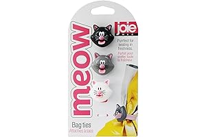 Joie Meow Bag Ties, the Purrfect Kitchen Accessory for Freshness