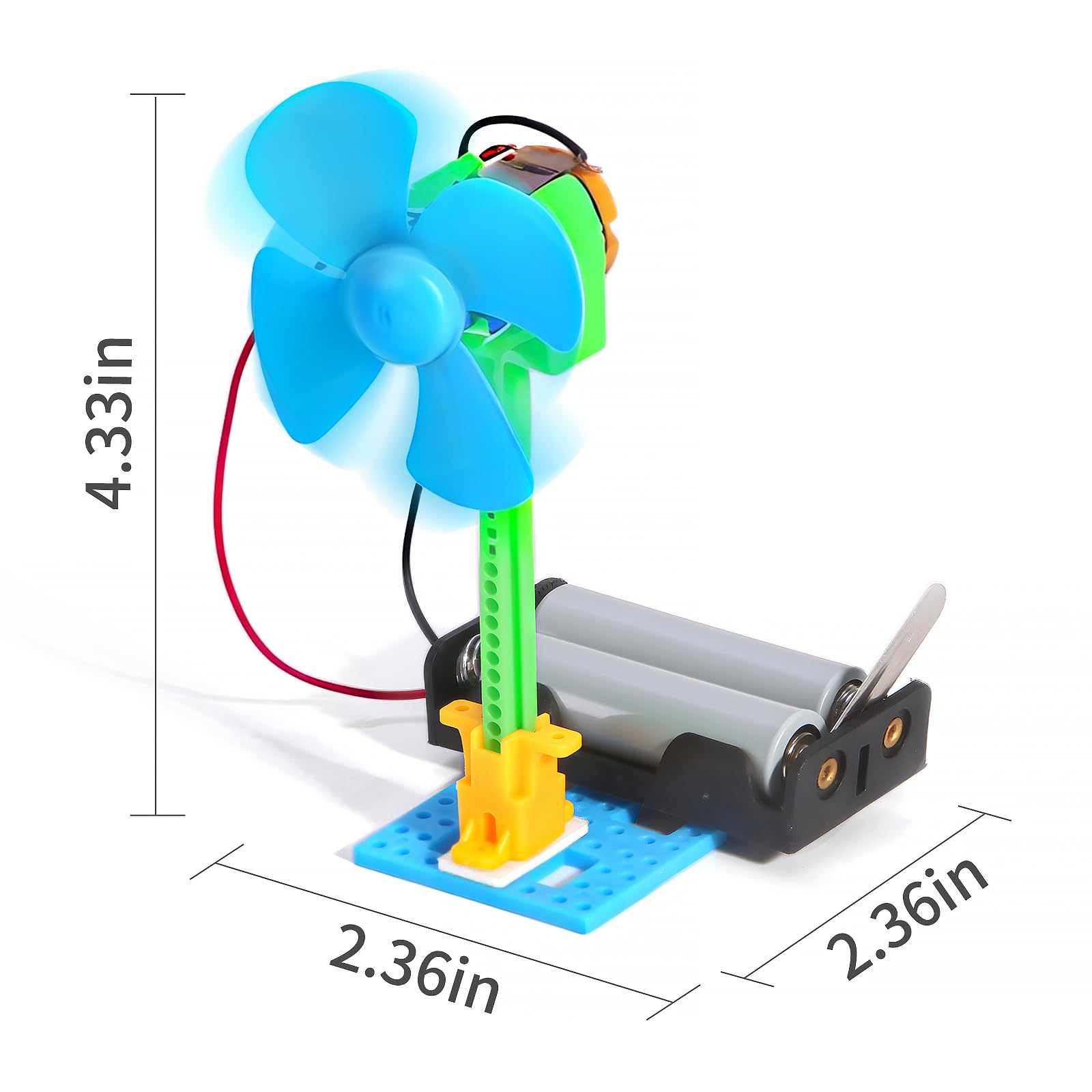 Kits STEM a granel – Juego de 8 ventiladores eléctricos, kits de ciencia para niñas y niños de 8 a 12 años, juguetes STEM para niños de 6-8 8 a 10 6 7 8 10 12 13 años, actividades de ingeniería 5