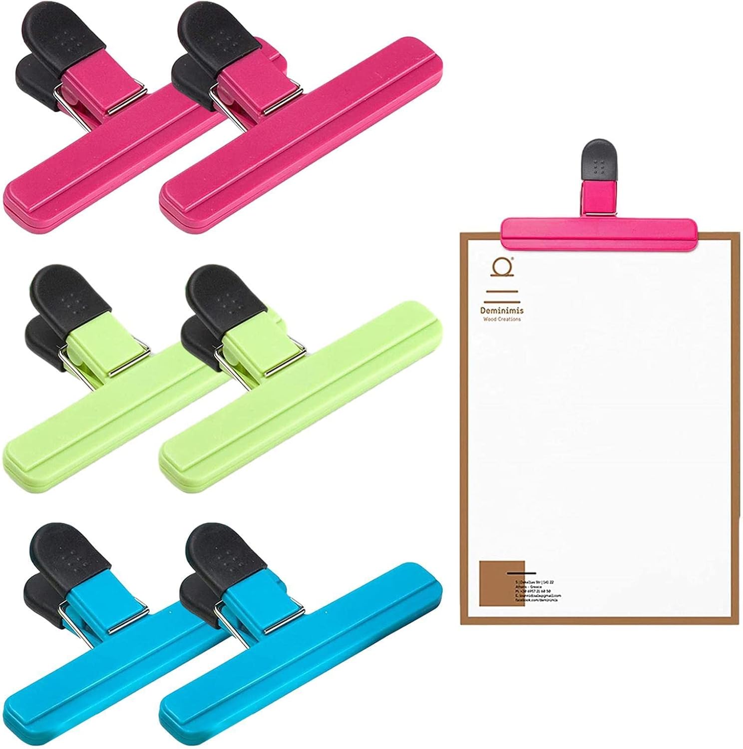 Food Clips Bag Sealing Clips PP Chip Bag Clips,Large Chip