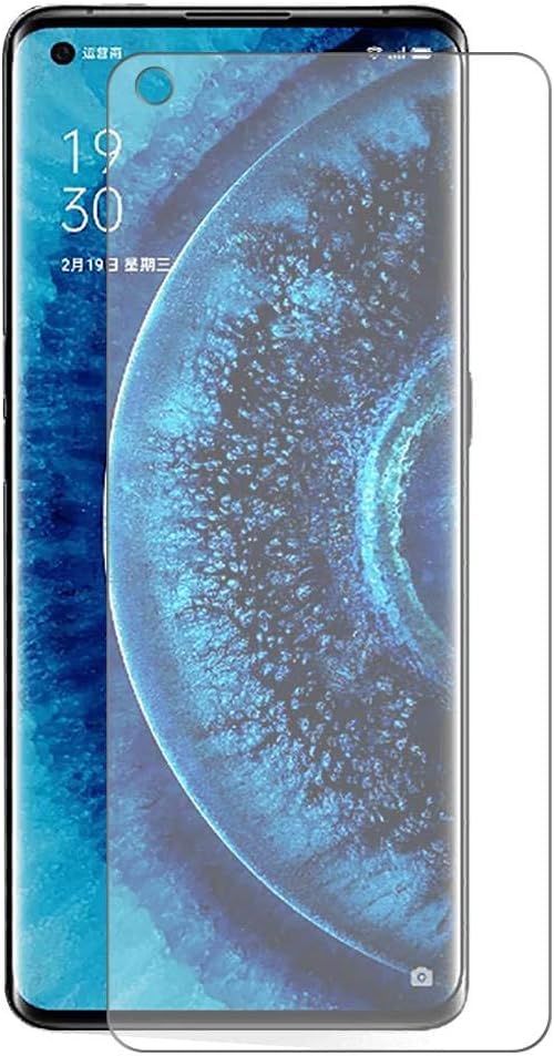 Xinyou Protector de pantalla de cristal templado para OPPO Find X2 Pro, antiarañazos, HD transparente, dureza 9H, fácil de instalar, 2 uds. Adecuado para OPPO Find X2 Pro