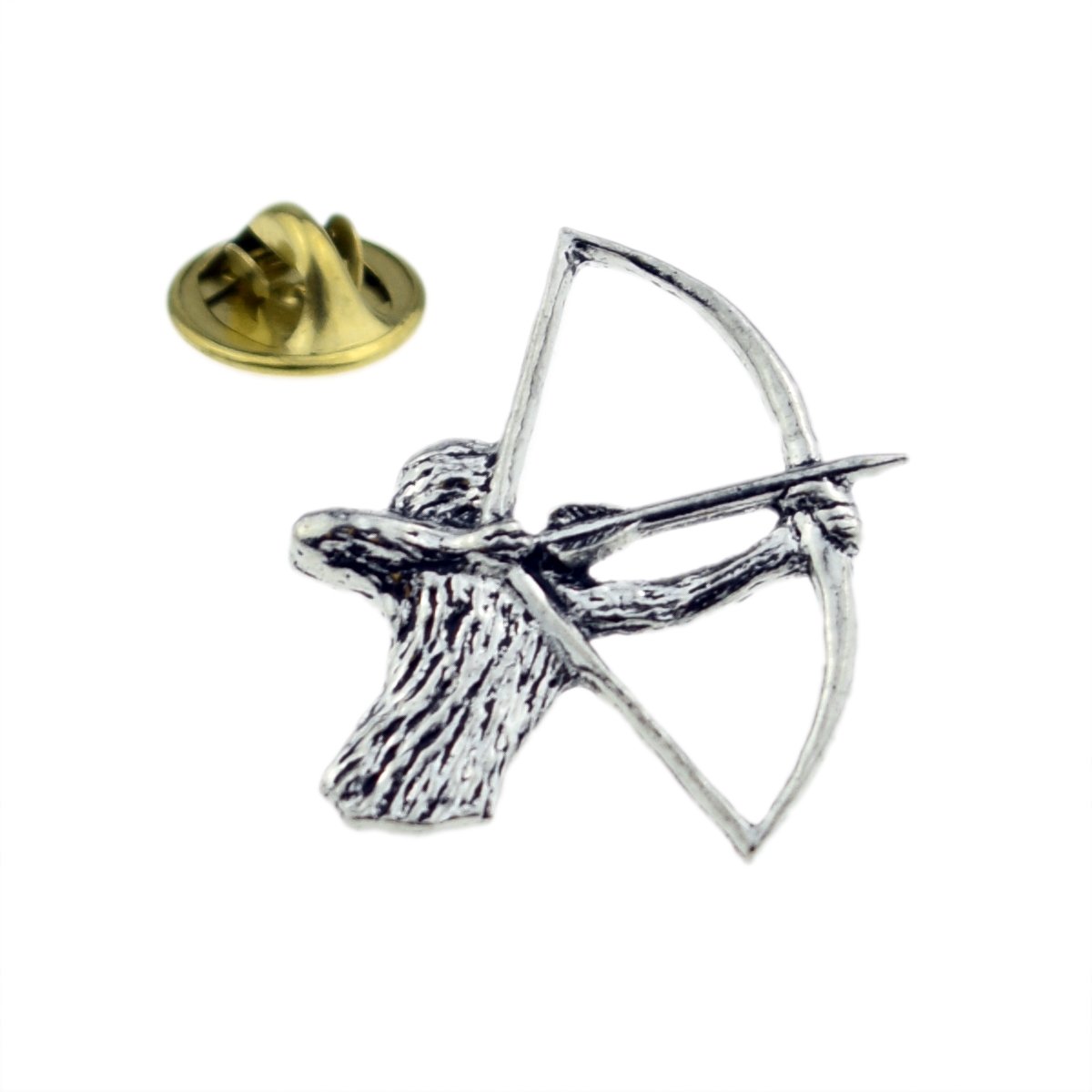 C23 Archery, Bowman, Archer Pewter Lapel Pin Badge