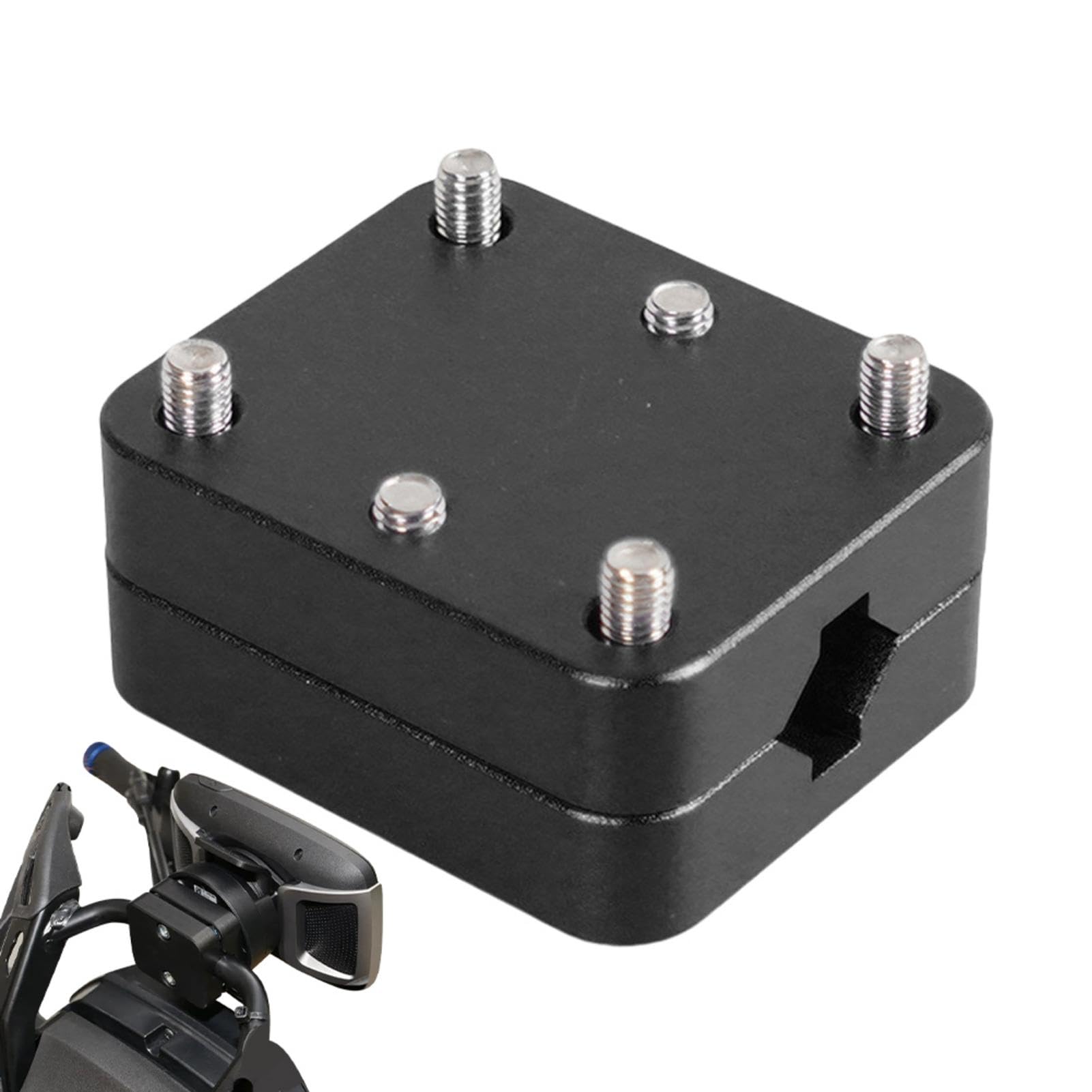 Motorfiets Mount voor Gps | 12-16mm Mount Houder Motorfiets Navigatie Beugel | Eenvoudige Installatie Motorfiets Accessoires Roestvrij Stuur GPS Beugel voor Motorfiets