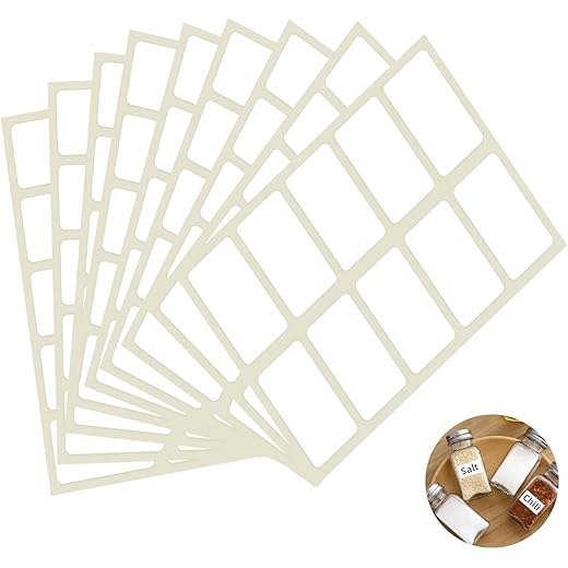 GLUN Non-Tearable Vinyl Labels 25x50mm Pack of 200 50 Mm