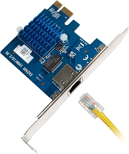 Miniatura 6 de bitEngine Tarjeta de red PCIe RTL8125B 2.5GBase-T con compatibilidad con versiones anteriores. Compatible con 2.5G1G100Mbps. 1x puerto RJ45,