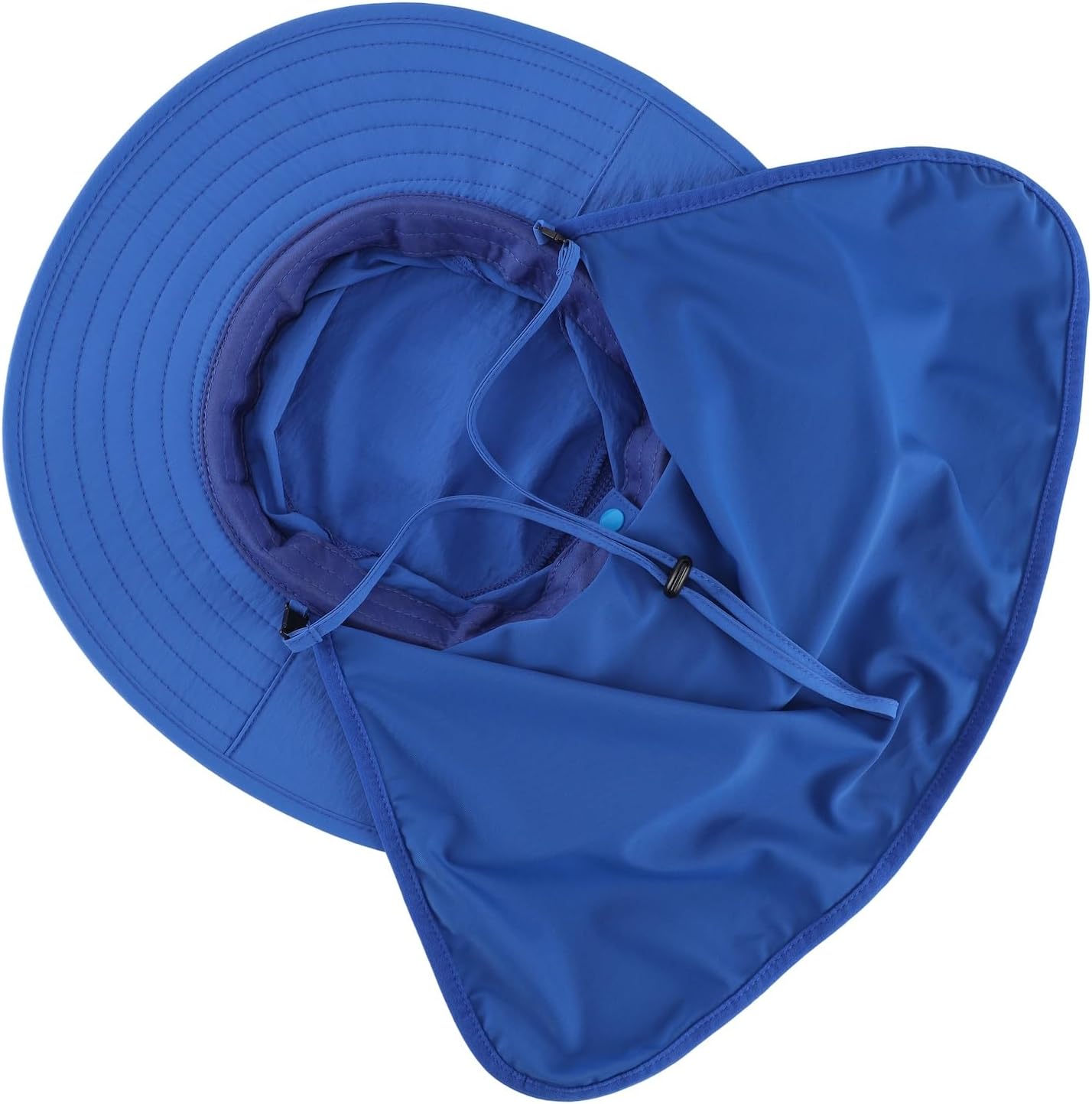 Home Prefer UPF 50+ Sun Hat with Neck Flap Toddler Boys Girls Wide Brim Bucket Hat Quick Dry Kids Safari Beach Adventure Hat - Image 4