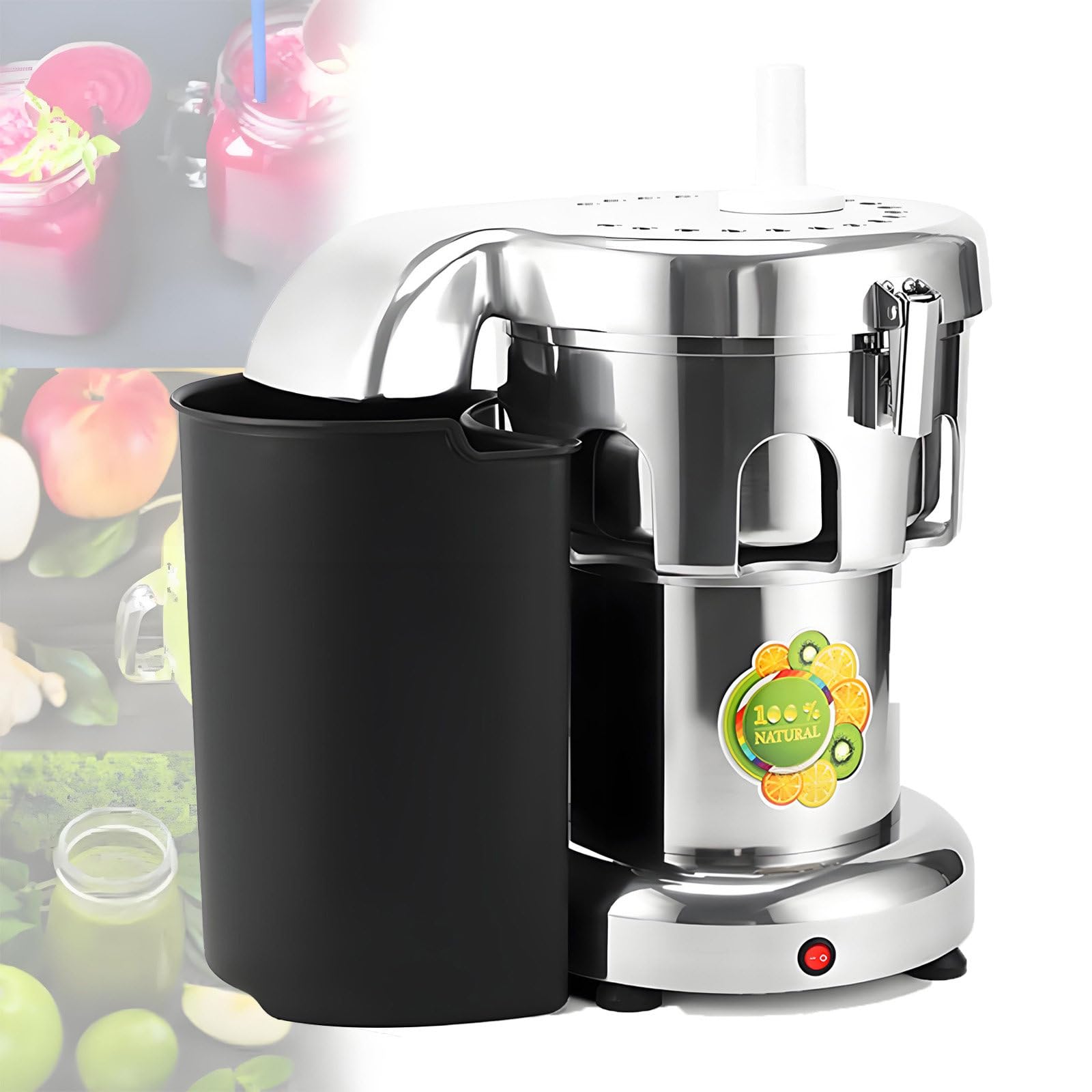 Extracteur De Jus Professionnel, Centrifugeuse En Acier Inoxydable, Volume de Jus De 80 à 100 Kg/h / 100 à 120 Kg/h.,B2000
