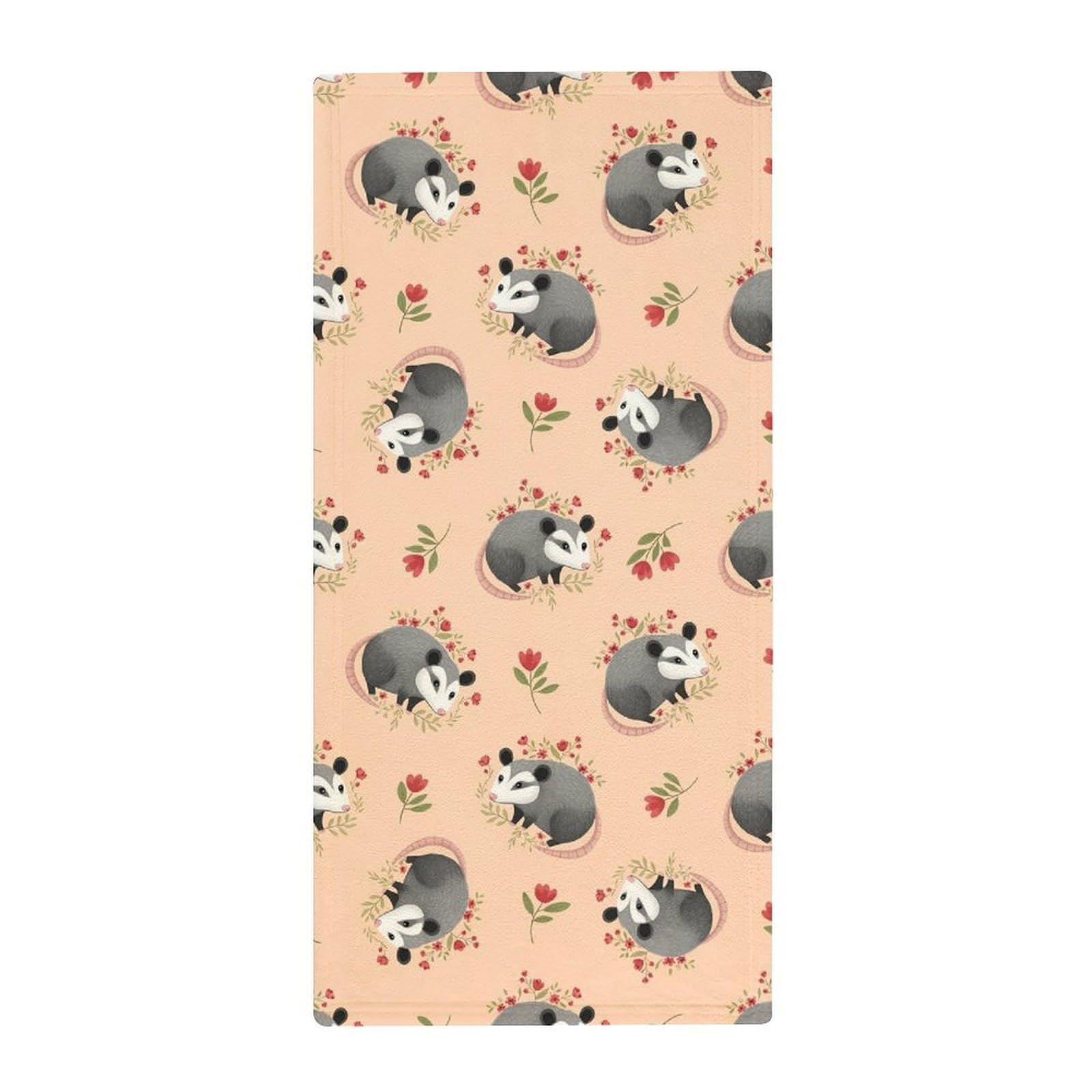 Anceky Luxury Gym Towels for Face & Body, Befuddled Possums Absorbent Quick-Dry Towels, Spa & Yoga Approved
