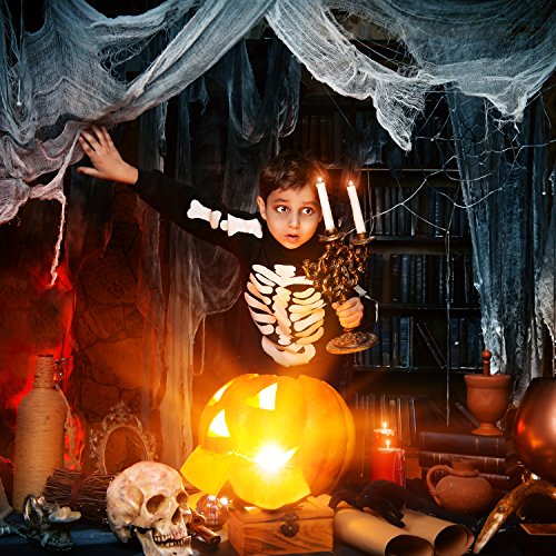 Pangda 4 Pezzi Tenda di Halloween Creepy Cloth