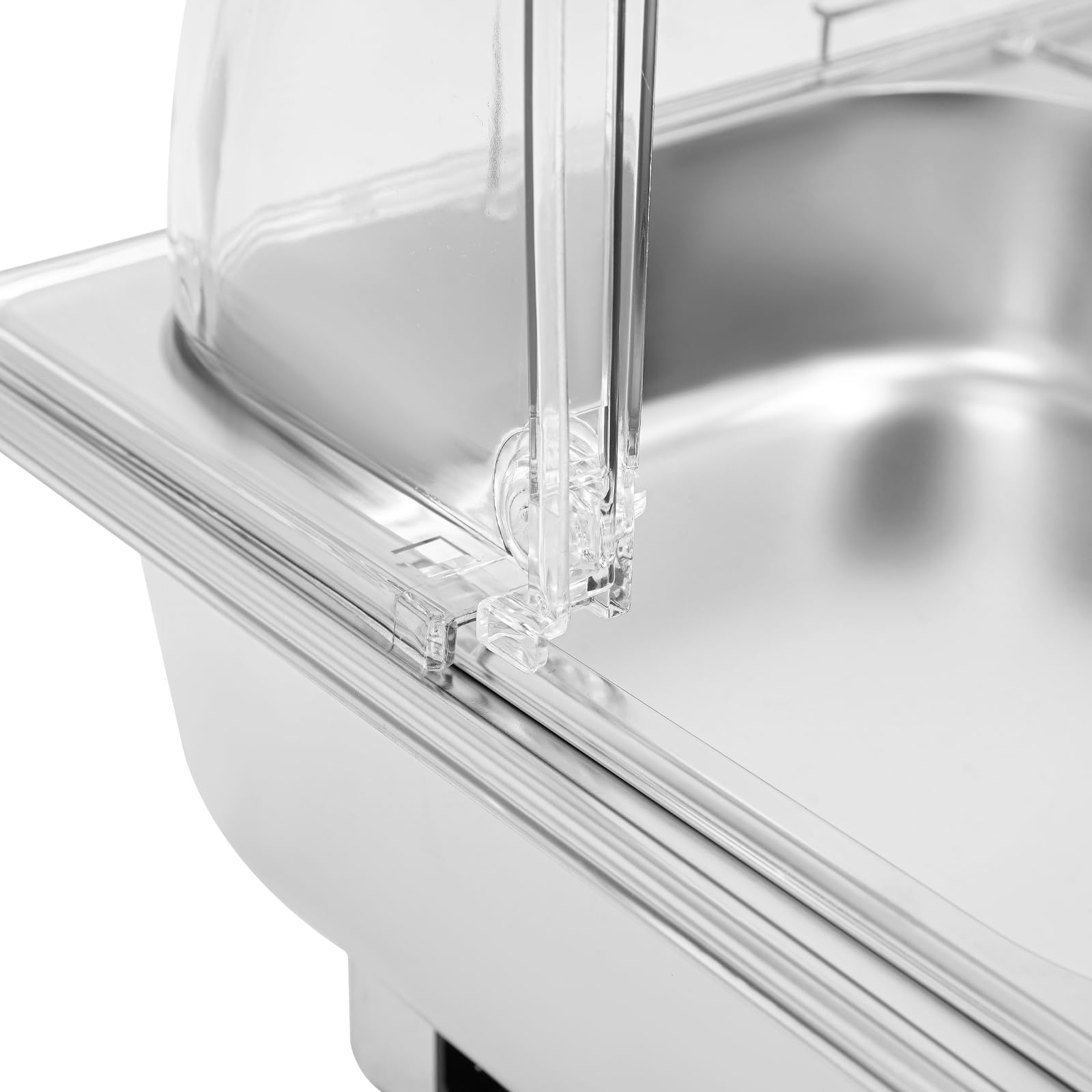 600 W Chafing Dish - Riscaldatore elettrico per buffet, per alimenti con coperchio, con temperatura regolabile da 35 a 90 ℃ (2 x 4,5 l + 9 L)