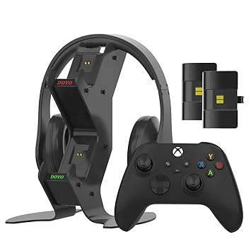 DOYO Multifunctional Dual Charging Station Dock for Xbox Series X|S, Patent-Designed Fast Xbox Series X|S Handle Headset Charging Bracket