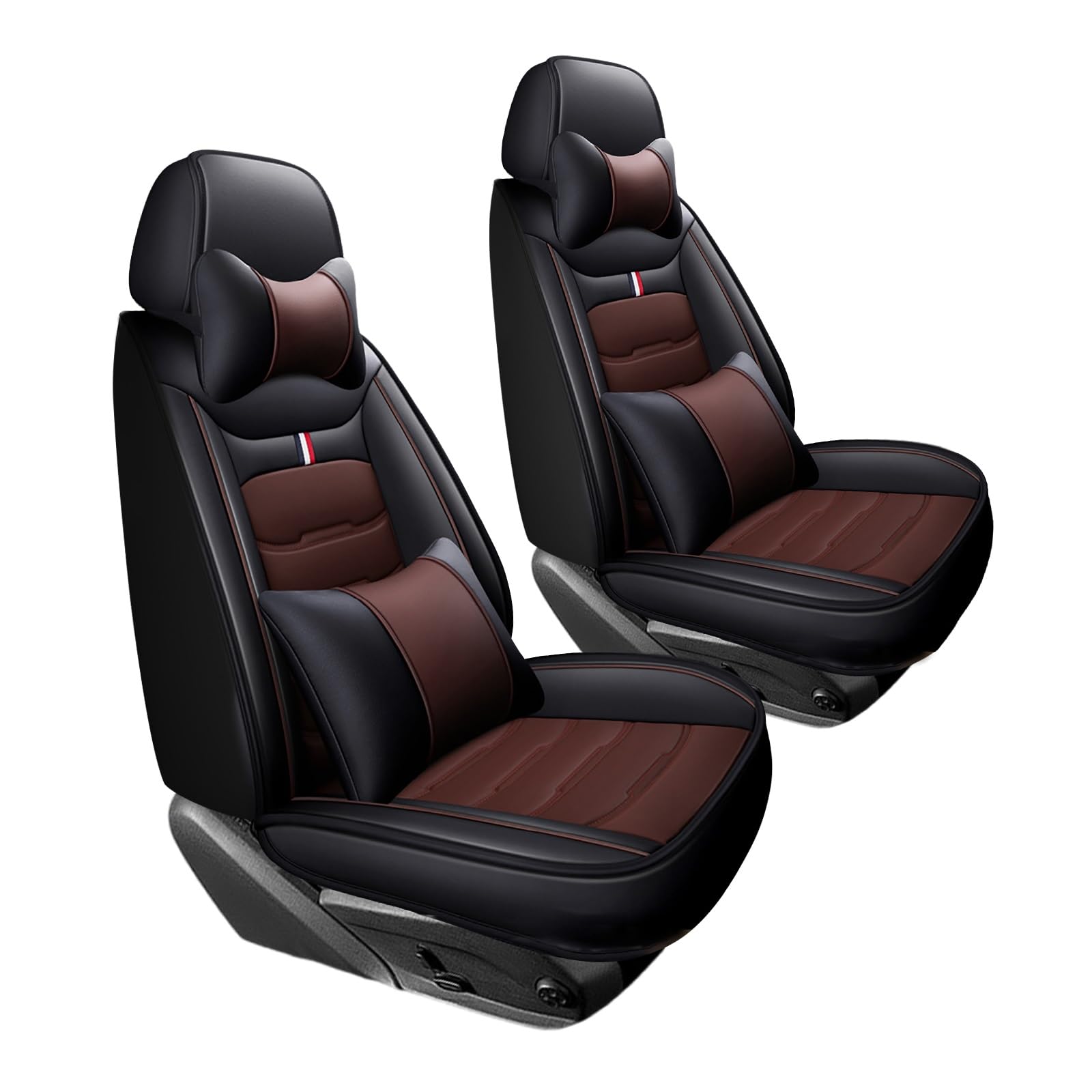 Amazon | ポルシェ・マカン 95B型 2014年-現行モデル専用 車用シートカバー 防水防汚・防臭機能 通気性 エアバッグ対応  滑り止め/擦り傷防止 全天候型 ヘッドレスト＆ランバーサポート 春夏秋冬対応 前2席セット 付き 簡単取り付け【2025年新型】(黒茶色) |  シートカバー | ... に適用 ポルシェ・マカン 95B型 2014年-現行 車 ペットシート 防水 滑り止め 600Dオックスフォード 滑り止め 後部座席