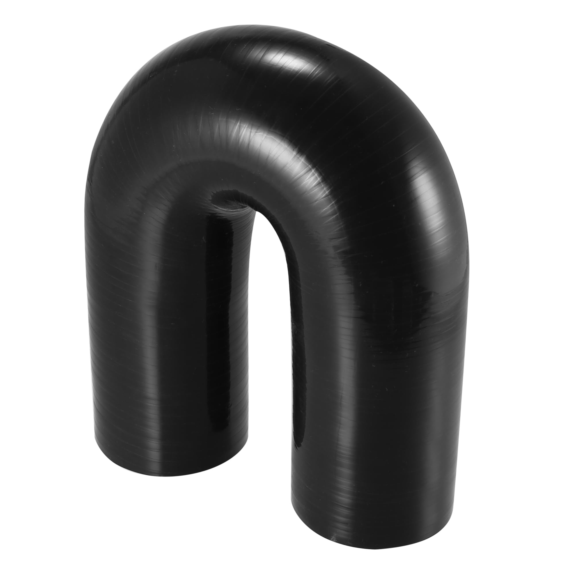 X AUTOHAUX 57mm 2.25" ID 180 grados silicona reductor manguera tubo negro para coche