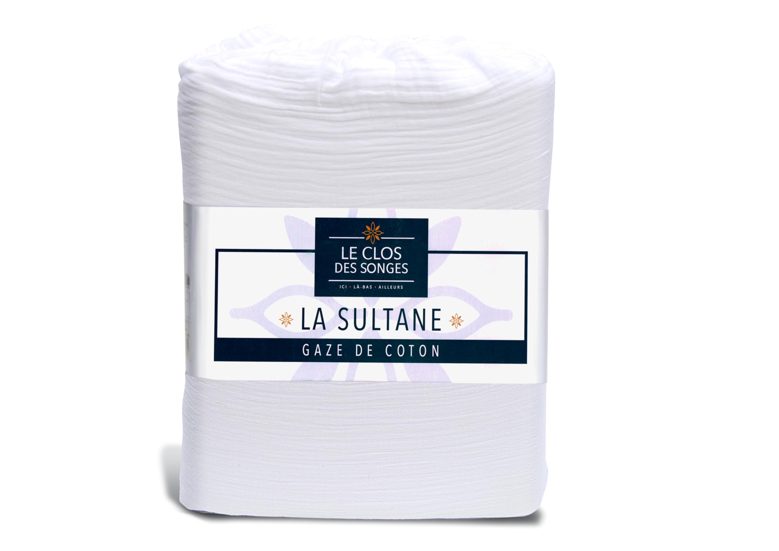 Parure de Couette Gaze de Coton – Le Clos des Songes – Linge de Lit Doux, Léger et Respirant (Beige, 220x240 cm)