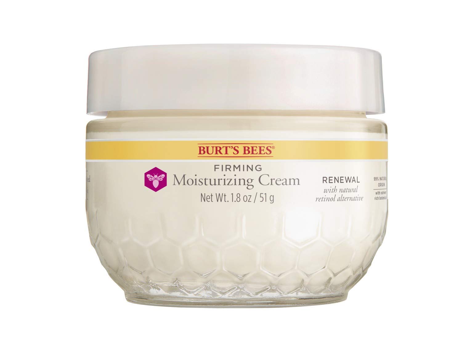 Burt's Bees Renewal Night Cream, Firming Night Cream, 1.8 Ounces
