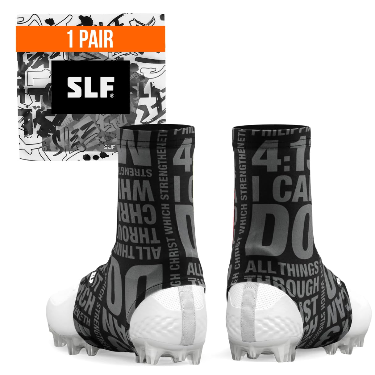 SLEEFS Football Spats/Cleat Covers for Secure Laces, Fits Any Cleats