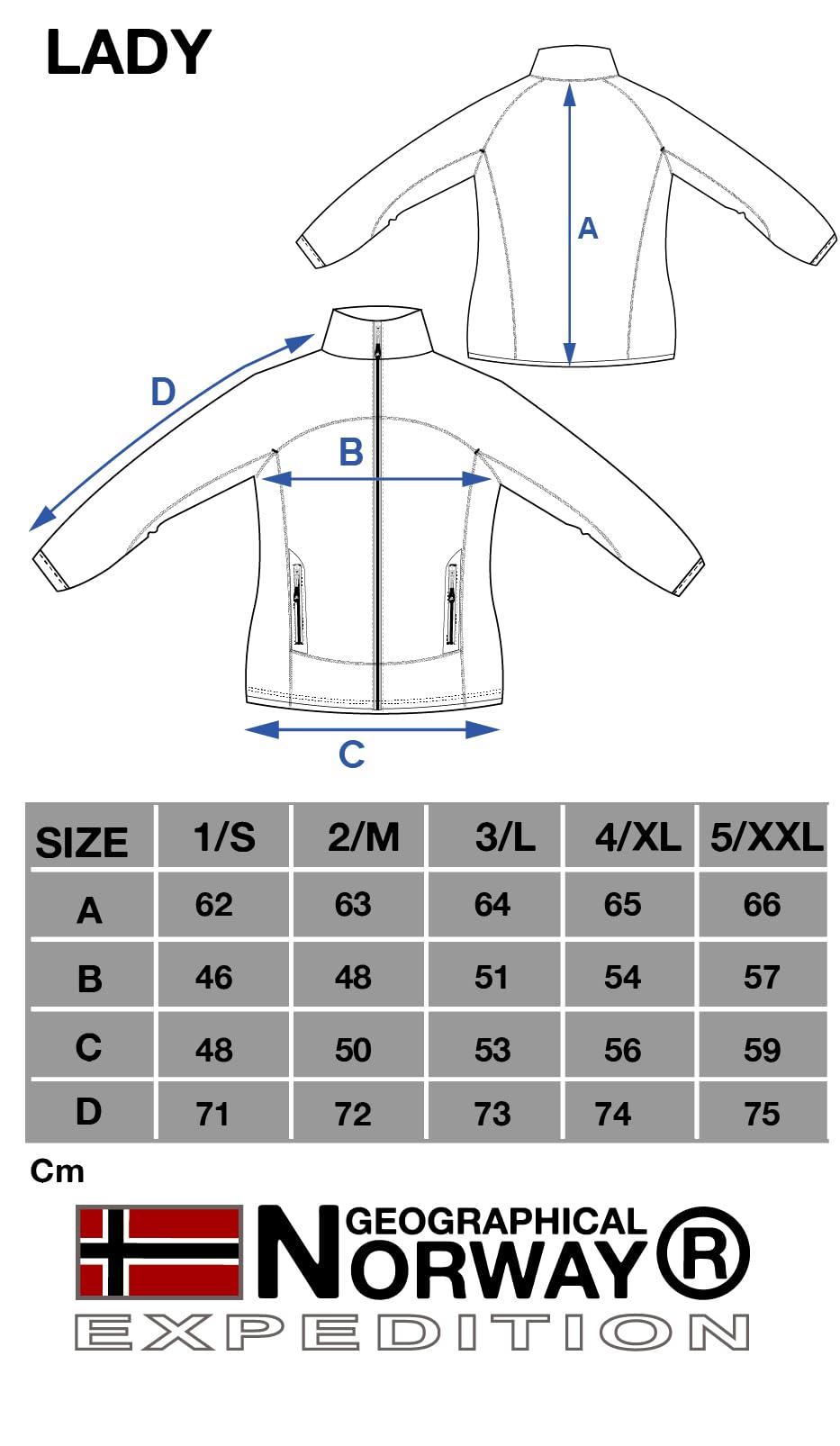 Geographical Norway Polar damski Kobiety Univers Lady