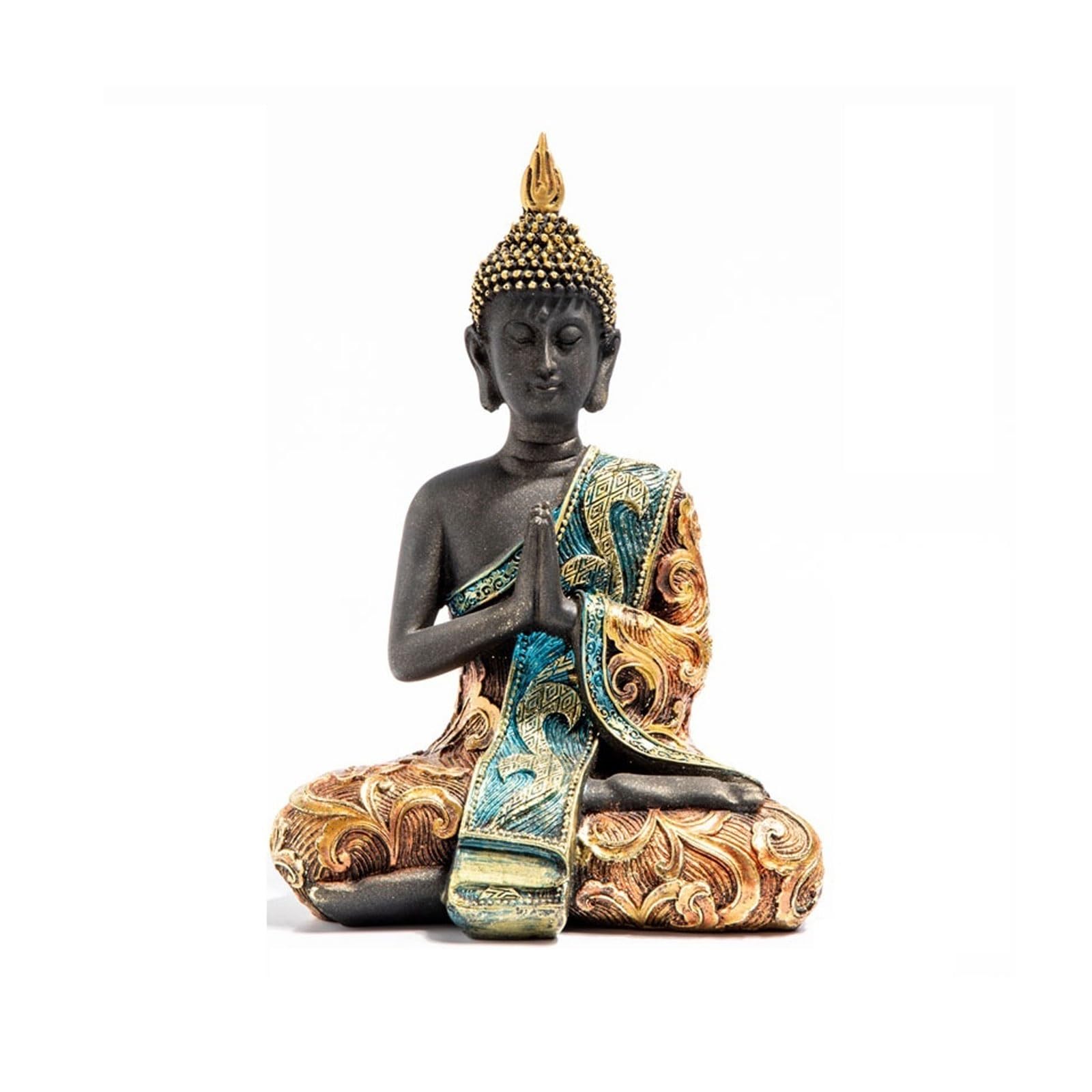 Statua Buddy dom salon dekoracja buddy statuetka indyjskie religijne Feng Shui figurki dekoracyjne rzemiosło