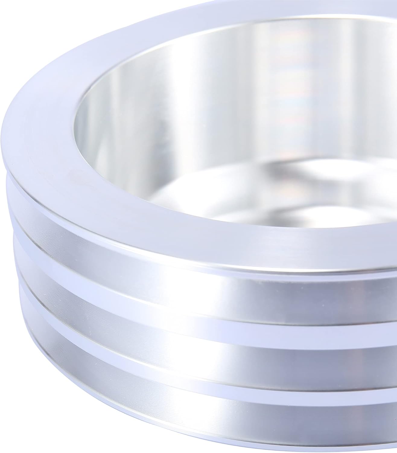 X AUTOHAUX Vehicle Crankshaft Pulley Long Water Pump Triple Groove Crank Pulley for Chevy SBC 350 Engine