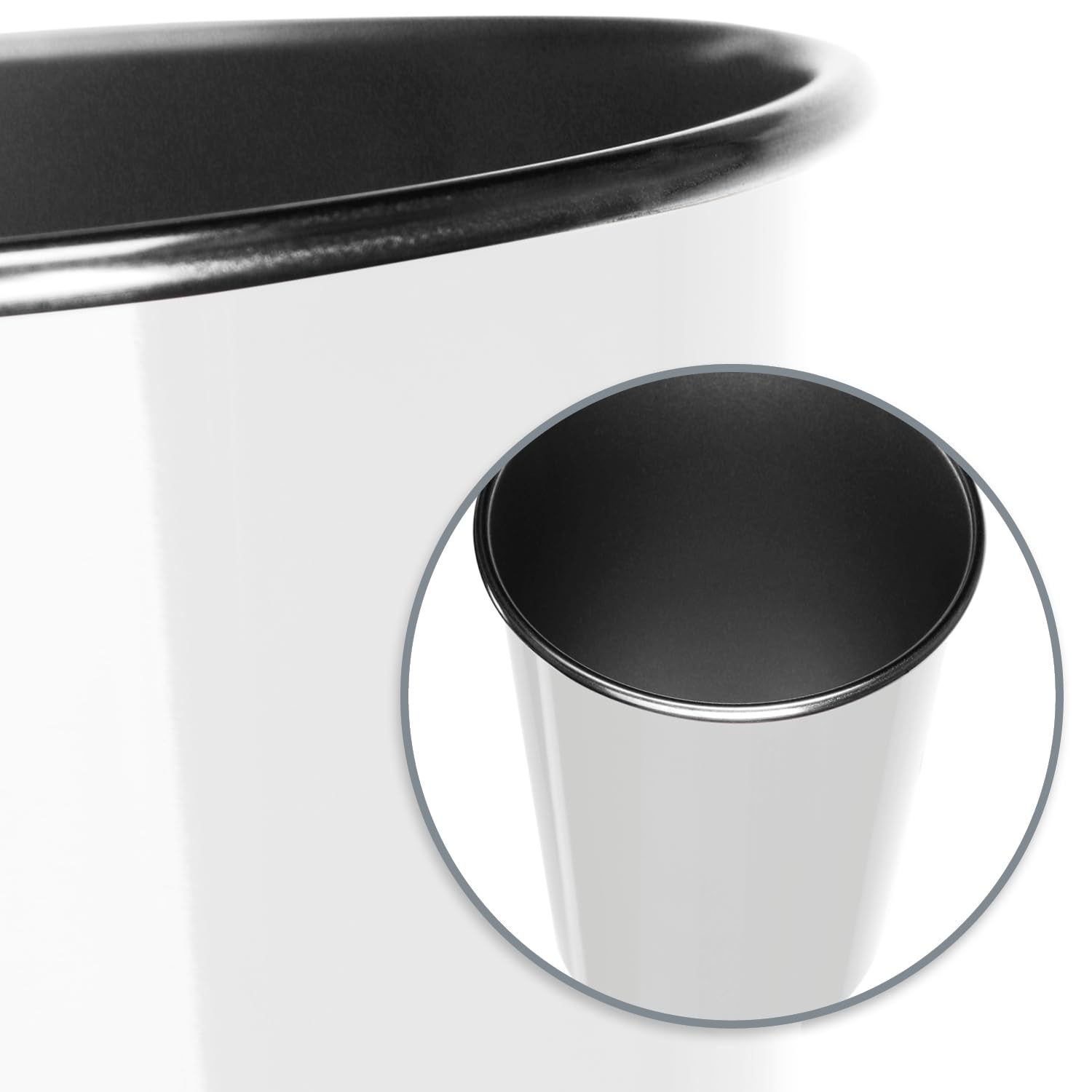 COM-FOUR® 6 wysokiej jakosci kubków do picia ze stali nierdzewnej | kazdy o pojemnosci 350 ml - do ogrodu - na kemping - na zewnatrz i w podróz - wytrzymale - nietlukace - nierdzewne