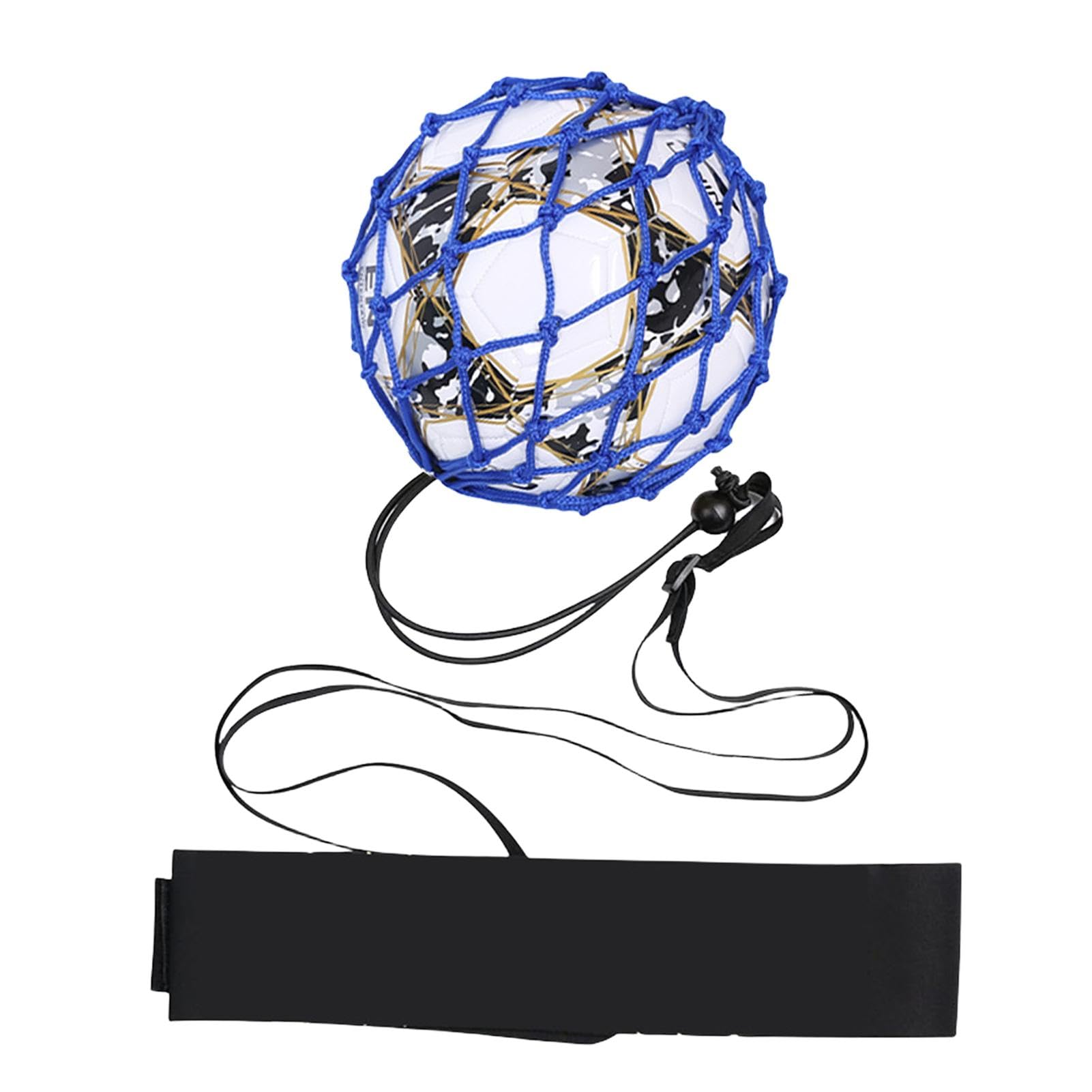 Football Kick Trainer Soccer Ball, Portable Kids Adults Soccer Ball, Convenient Football Soccer Rebound Net, Soccer Practice Equipment, Soccer Kick Practice Training Aid Soccer Trainer Net For Kids