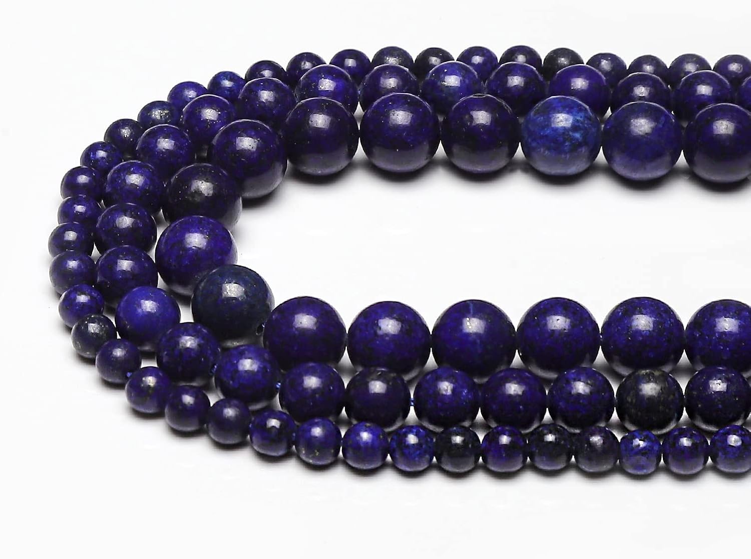 35pcs 10mm Natural Lapis Lazuli Gemstone Beads Energy Healing Crystal Round Loose Stone Beads for Jewelry Making, DIY Bracelets Necklaces - Image 4